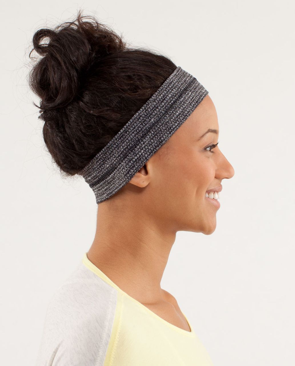 Lululemon Fly Away Tamer Headband *Pique - Black