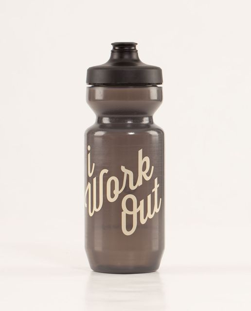 Lululemon Purist Cycling Waterbottle - Black Cubix Purist - lulu fanatics