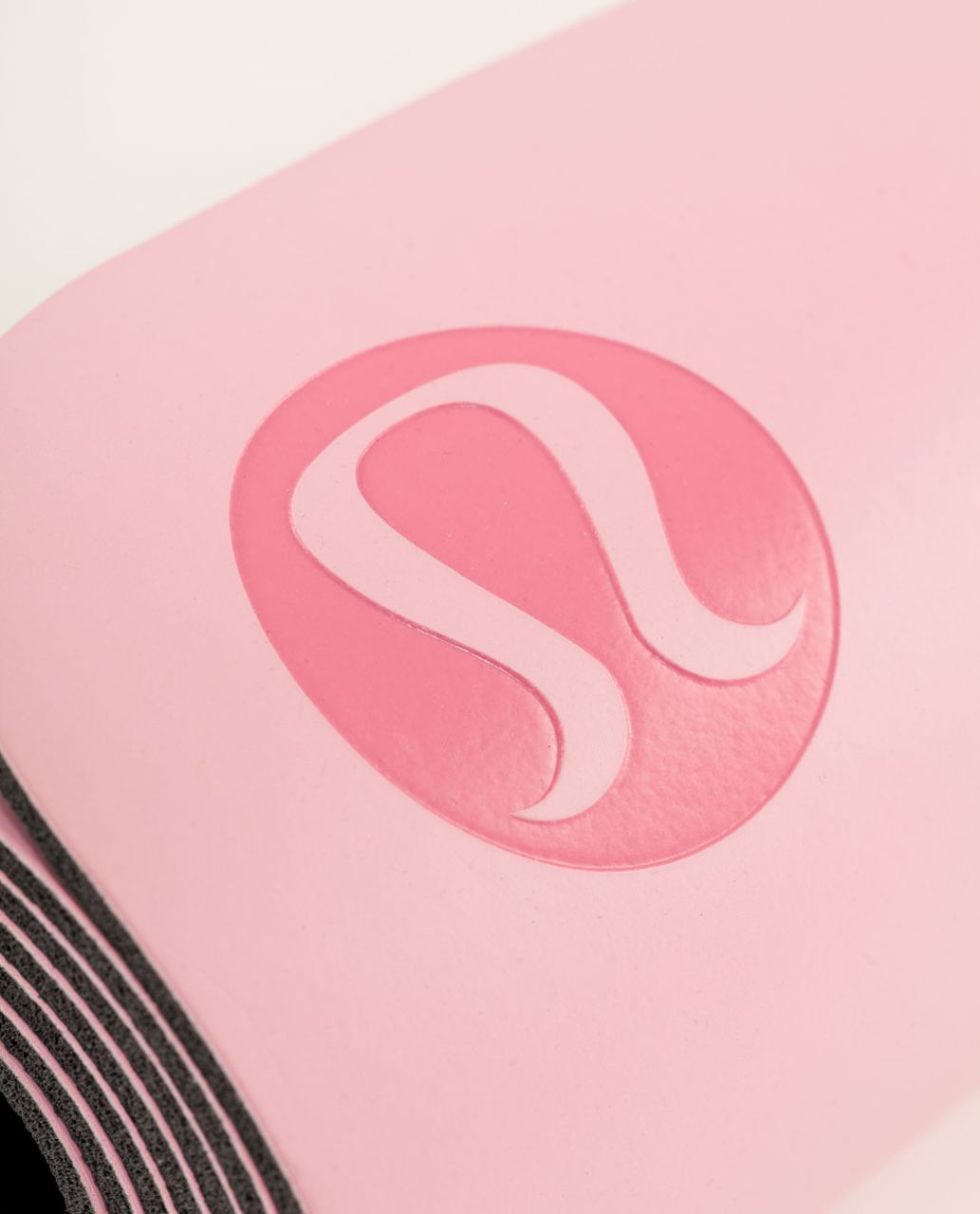 Lululemon The Mat - Pink Shell / Deep Coal