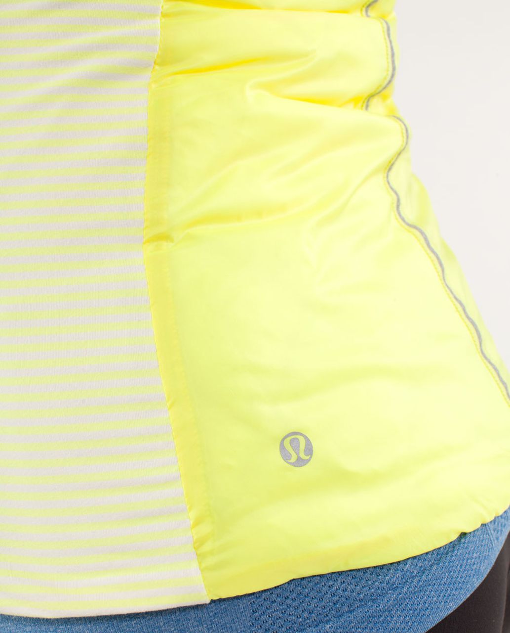 Lululemon What The Fluff Reversible Down Vest Clarity Yellow Size