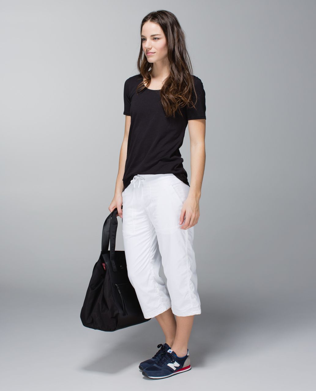 Lululemon Studio Crop *Liner - White