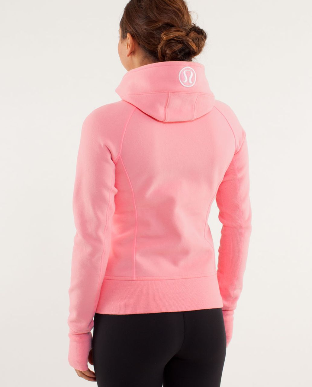 Lululemon Scuba Hoodie *Stretch (Lined Hood) - Rose Herringbone Printed  Deep Zinfandel / Deep Zinfandel / Deep Zinfandel - lulu fanatics