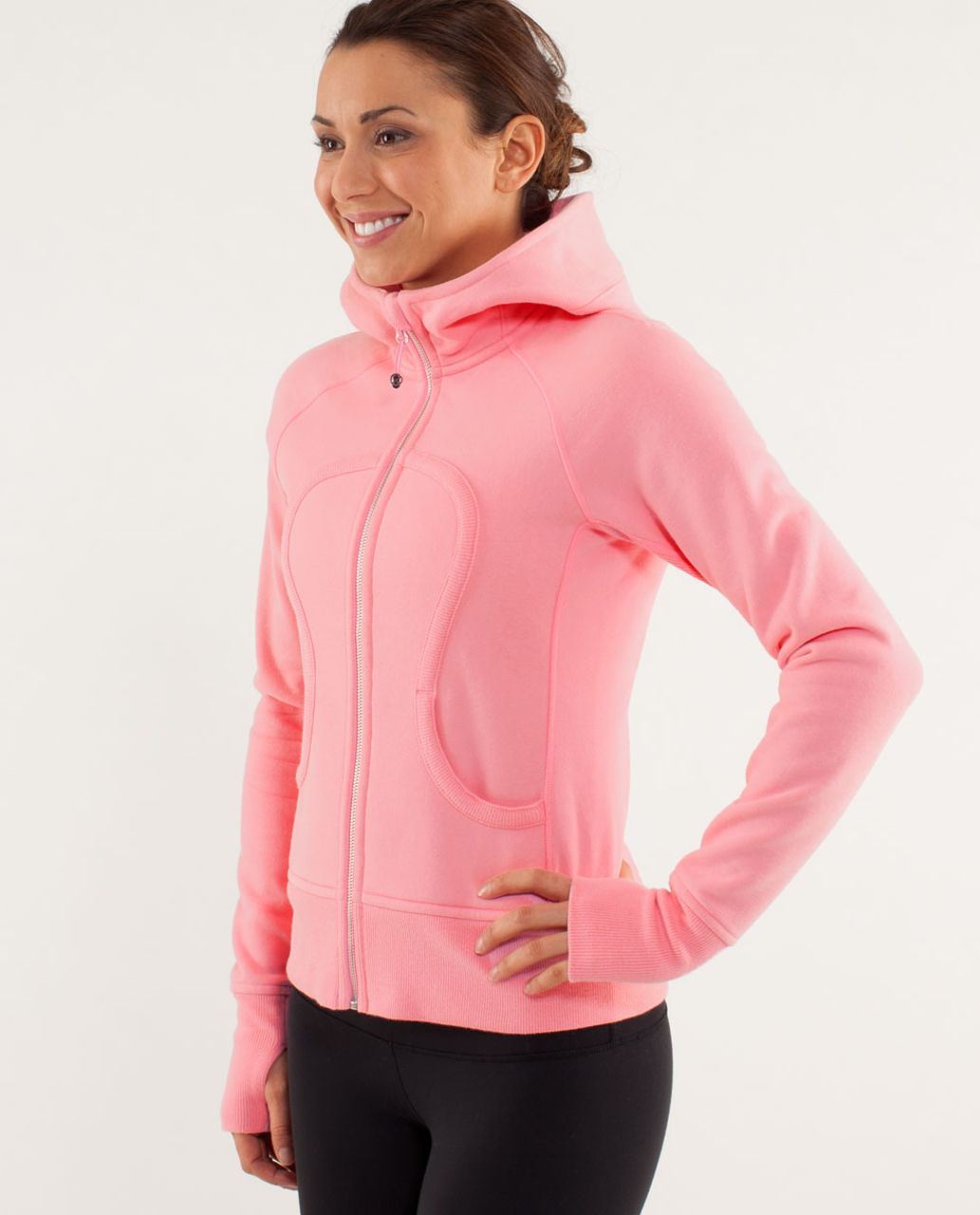 Would you get a sonic pink scuba hoodie?! #lululemon #lululemoncreator  #scubahoodie 