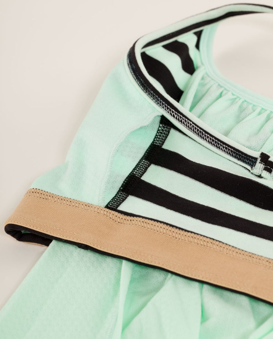 Lululemon No Limits Tank - Mint Moment / Sea Stripe Mint Moment Black / Classic Stripe Mint Moment Black