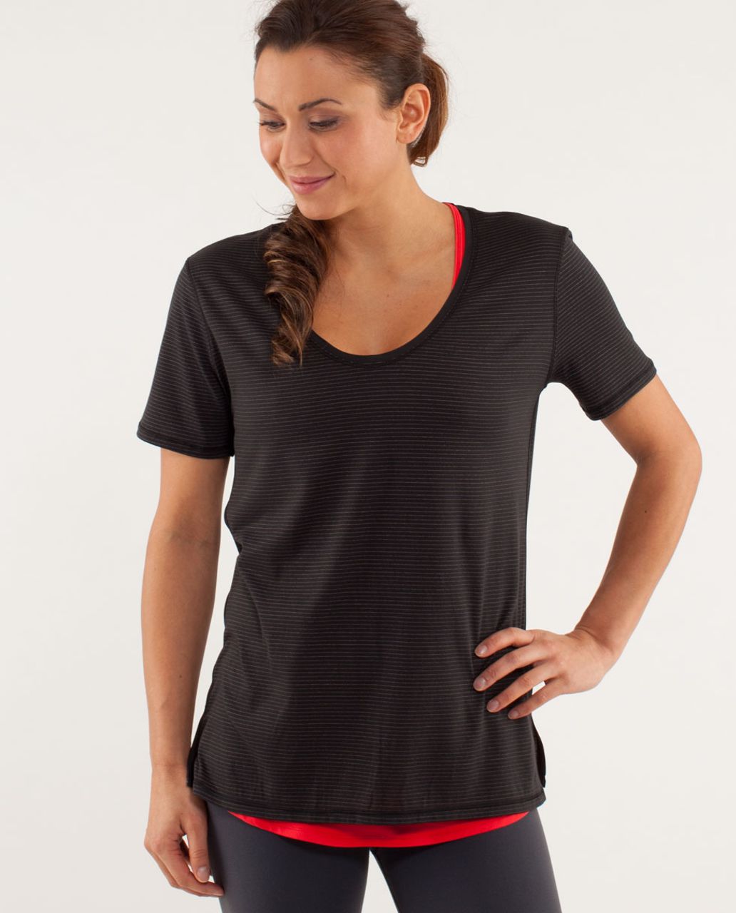 Lululemon Not So Basic Gym Tee - Black