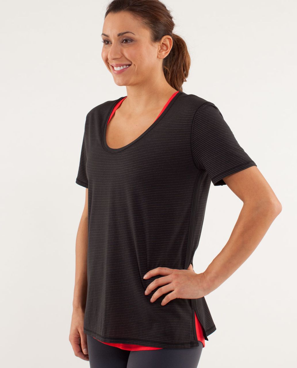 Lululemon Not So Basic Gym Tee - Black