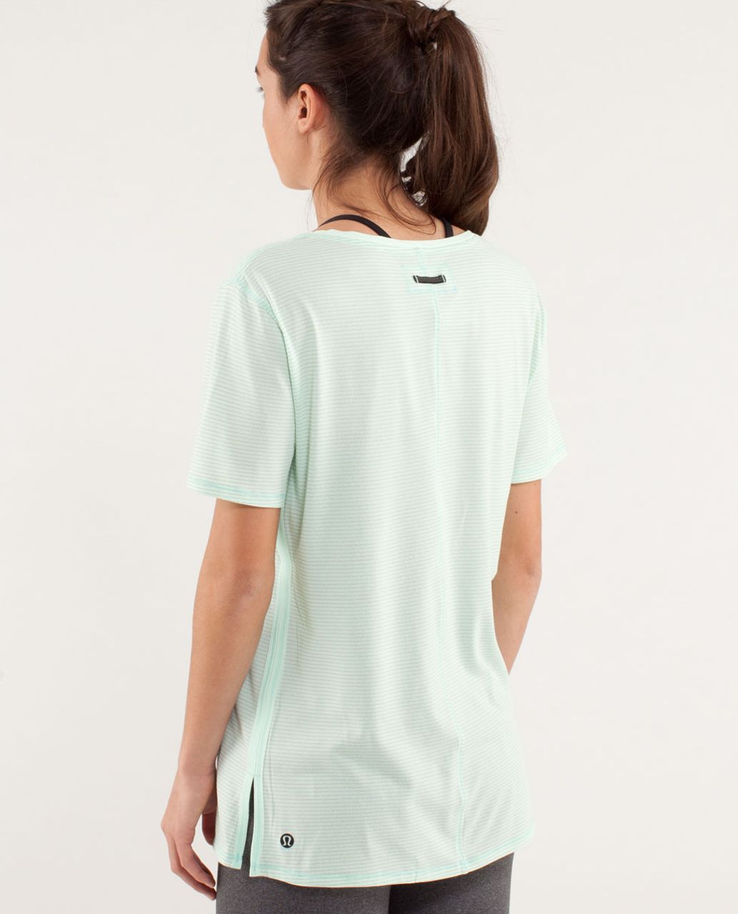 Lululemon Not So Basic Gym Tee - Mint Moment