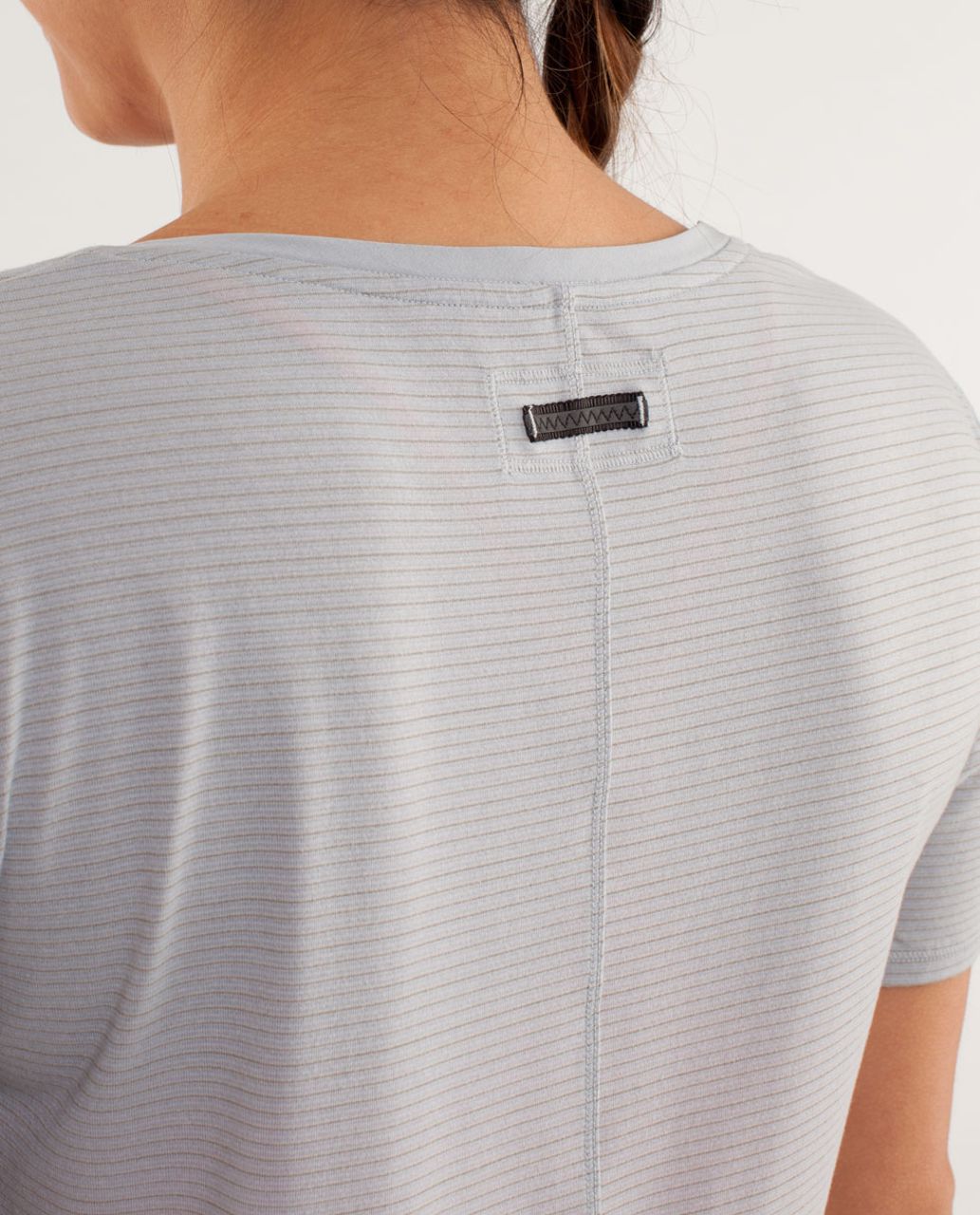 Lululemon Not So Basic Gym Tee - Heathered Silver Slate