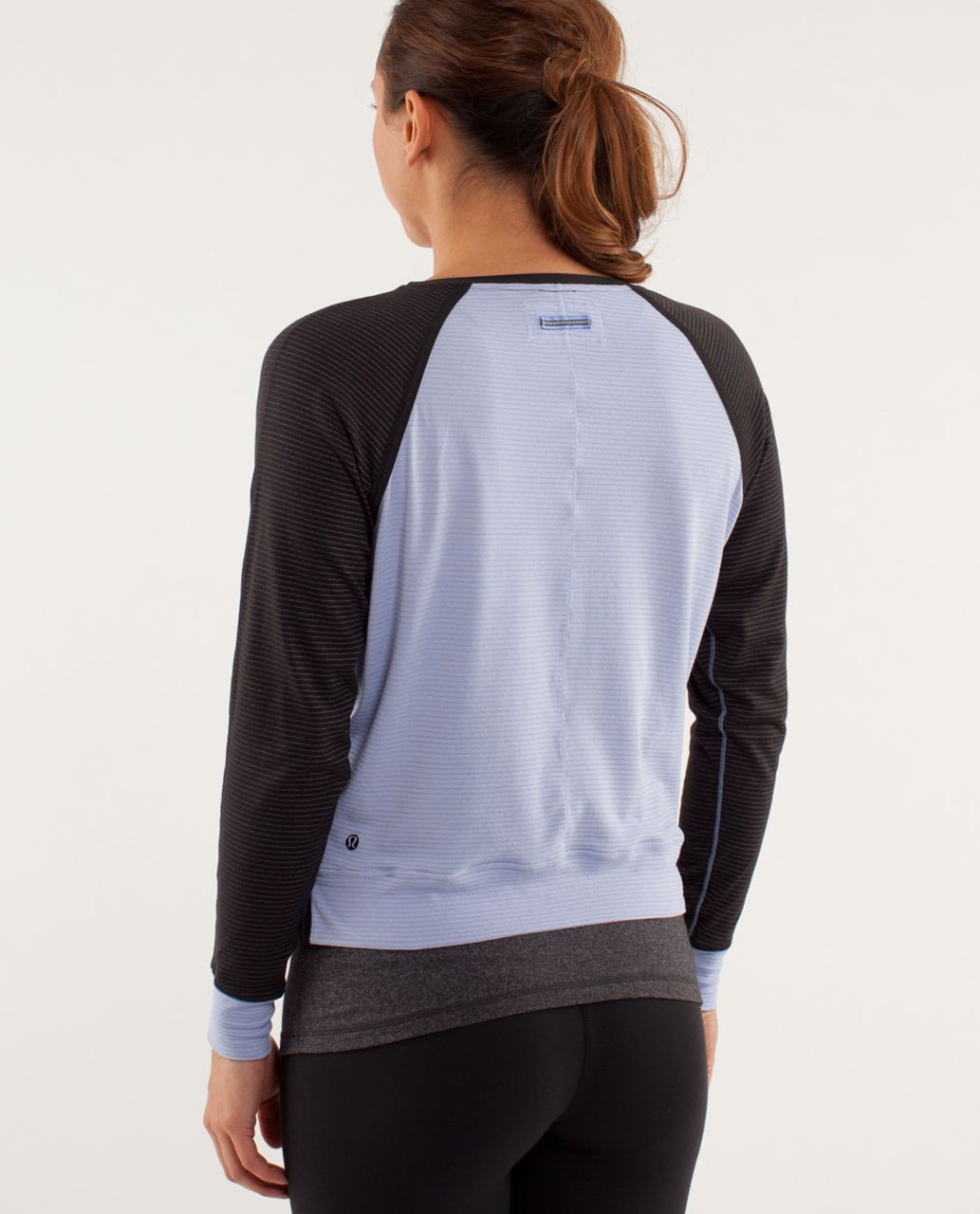 Lululemon Techni-Cool Long Sleeve - Polar Haze / Black