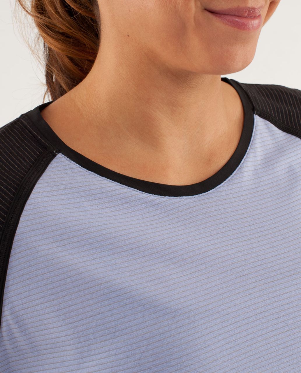 Lululemon Techni-Cool Long Sleeve - Polar Haze / Black