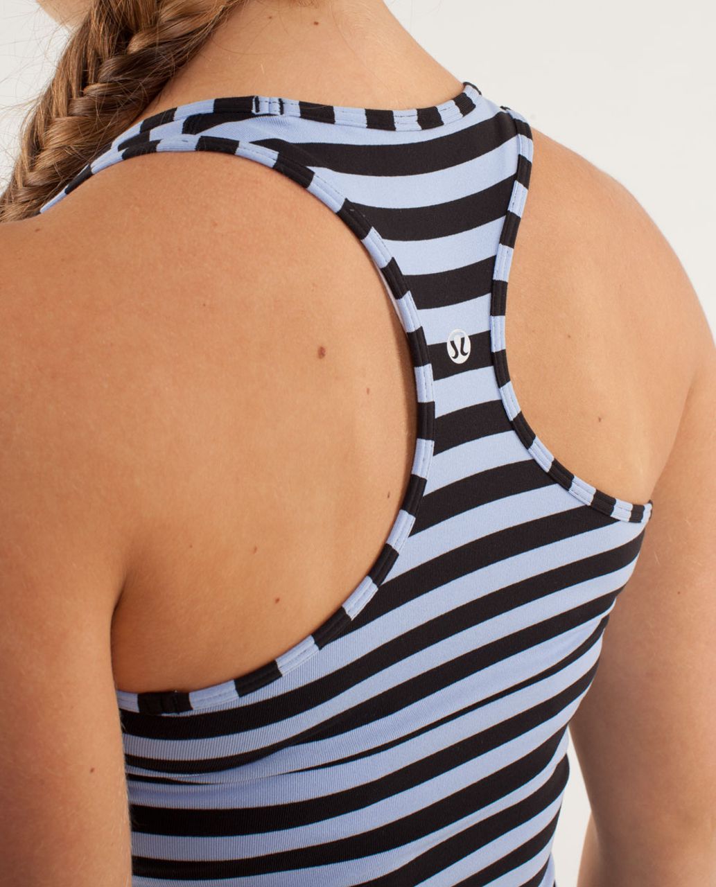 Lululemon Cool Racerback - Sea Stripe Polar Haze Black