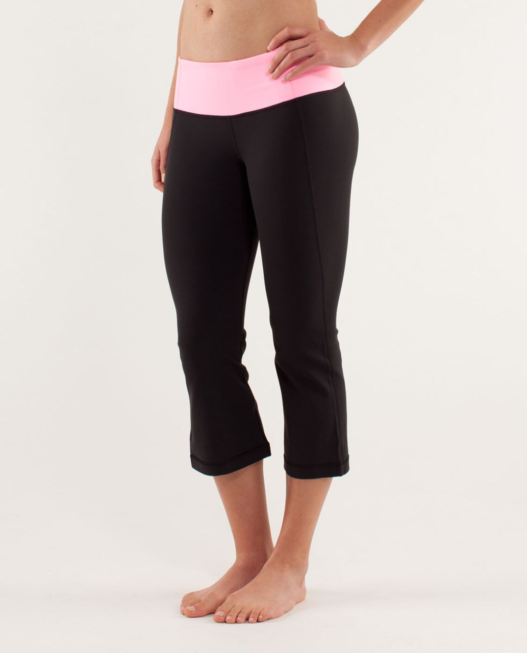 Lululemon In The Flow Crop - Inkwell - lulu fanatics