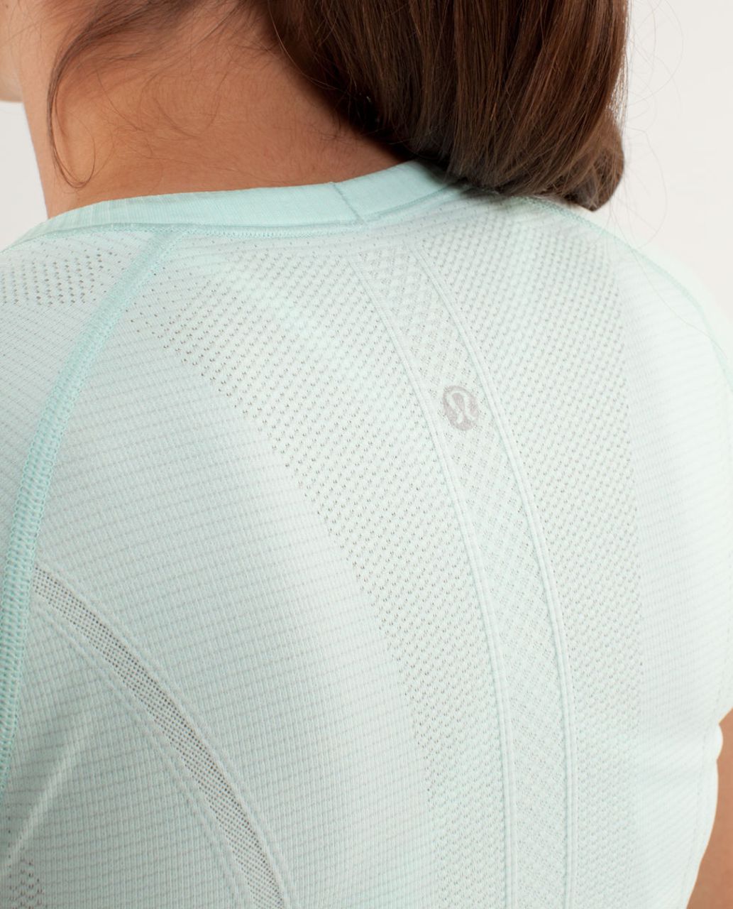 Lululemon Run: Swiftly Tech Short Sleeve - Mint Moment / Black - lulu  fanatics