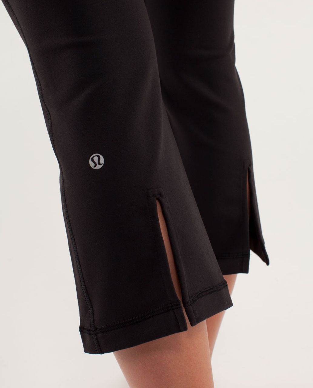 Lululemon Gather & Crow Crop - Black / Laceoflage Polar Cream Black / Polar Cream