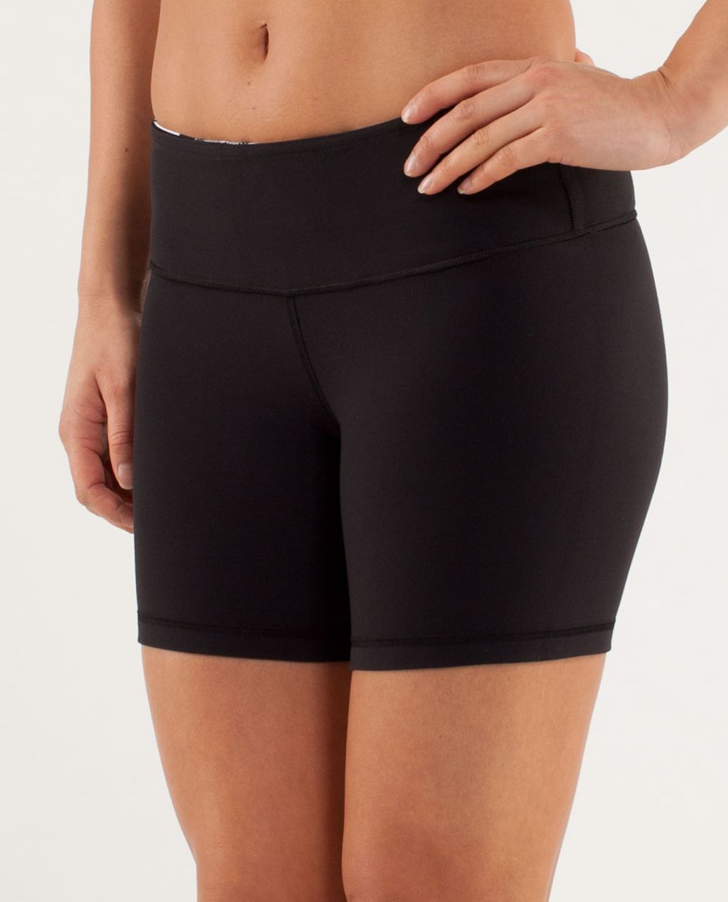 Lululemon Reverse Groove Short (Regular) - Black /  Quilting Winter 12