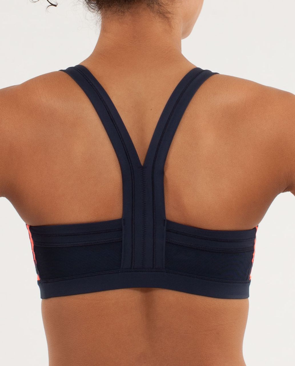 Lululemon Cardio Kick Bra - Sea Stripe Light Flare Inkwell