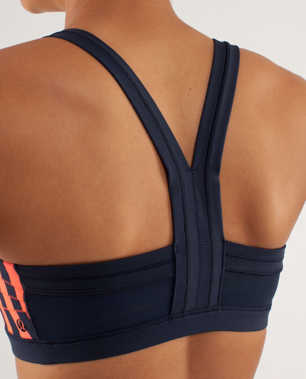 Lululemon Cardio Kick Bra - Sea Stripe Light Flare Inkwell