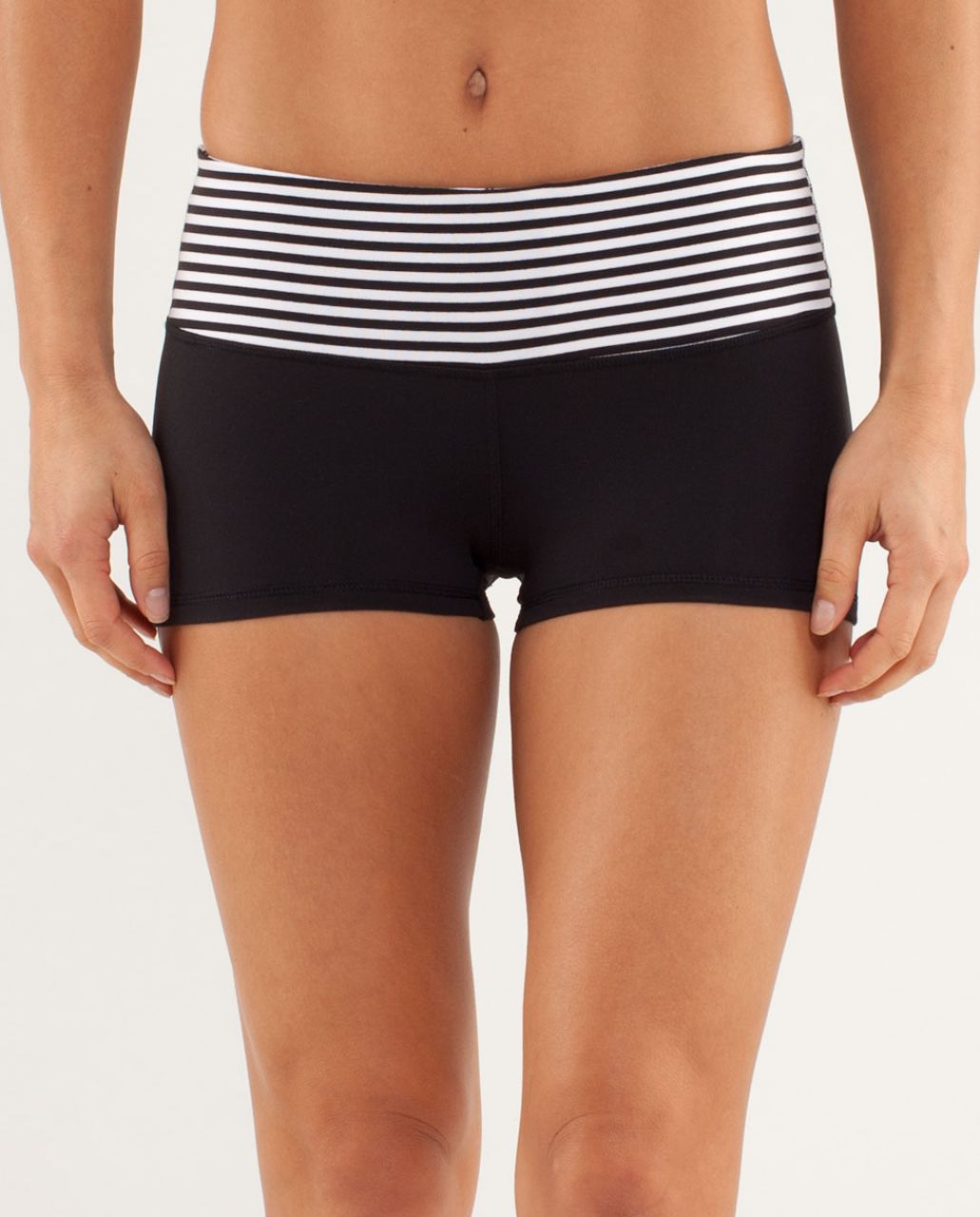 Lululemon Boogie Short - Black / Arrow Chevron White Black / Classic Stripe Black White / Black