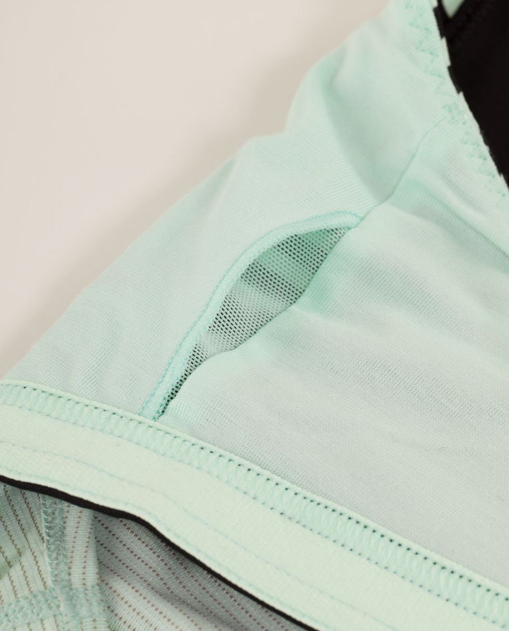 Lululemon Run:  Back On Track Tank - Mint Moment / Black / Classic Stripe Mint Moment