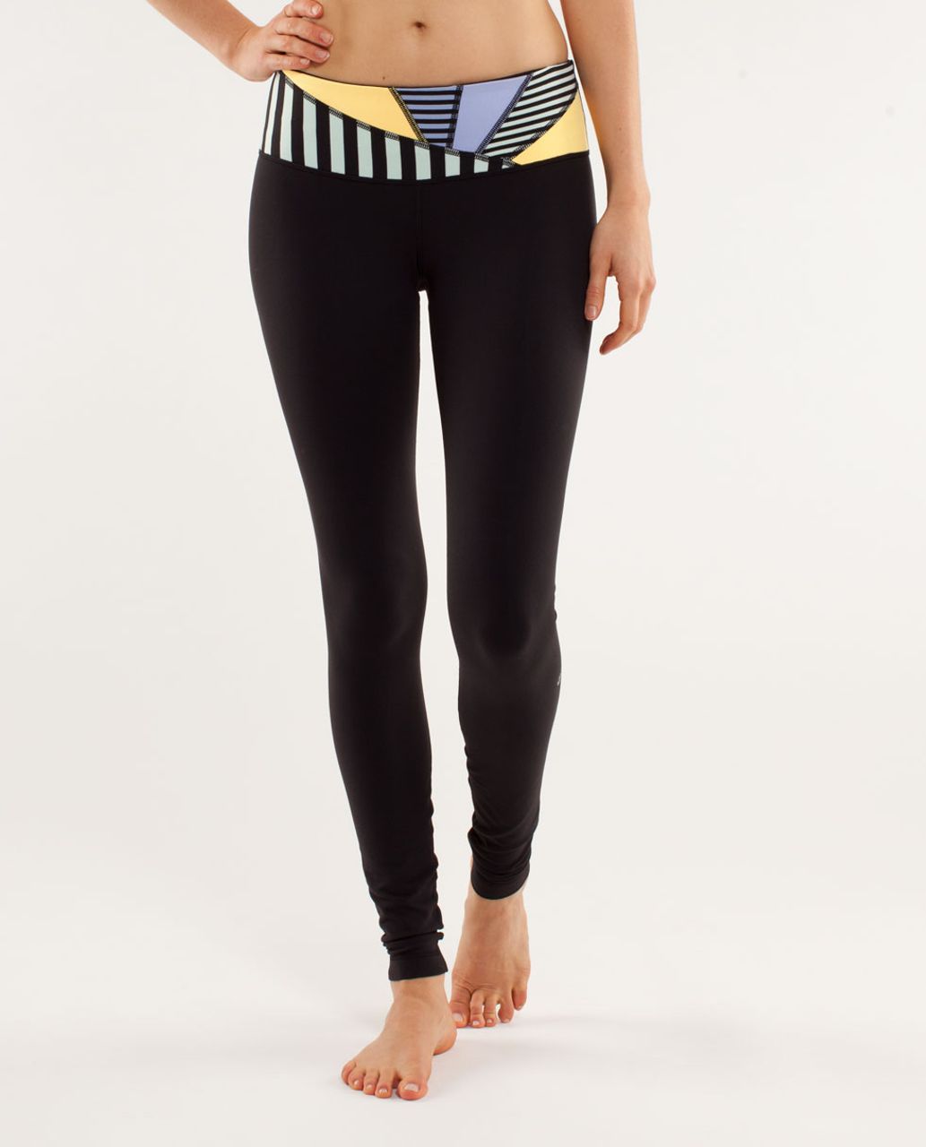 Lululemon Wunder Under Pant - Black / Quilting Winter 15