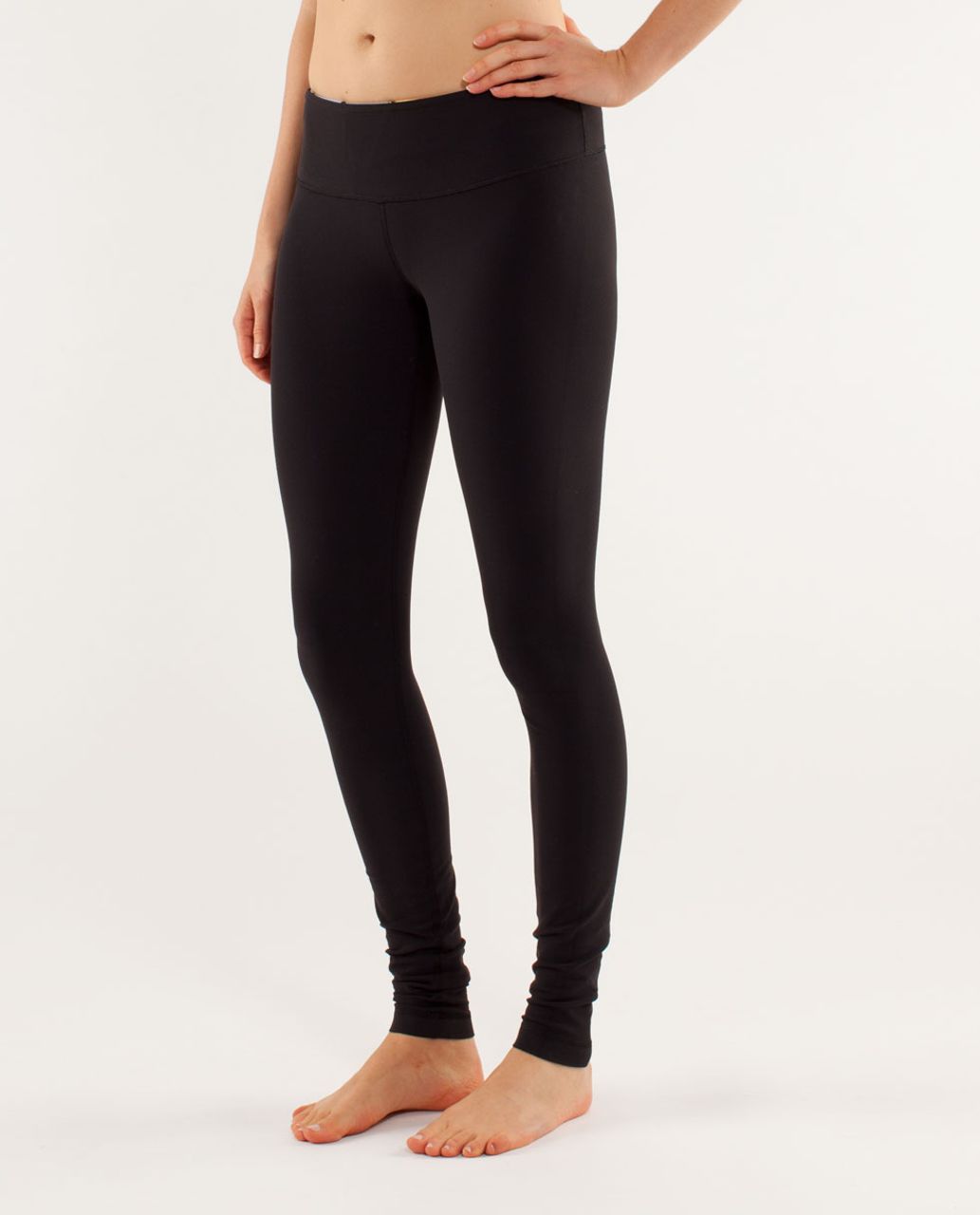 Lululemon Wunder Under Pant - Black / Quilting Winter 15