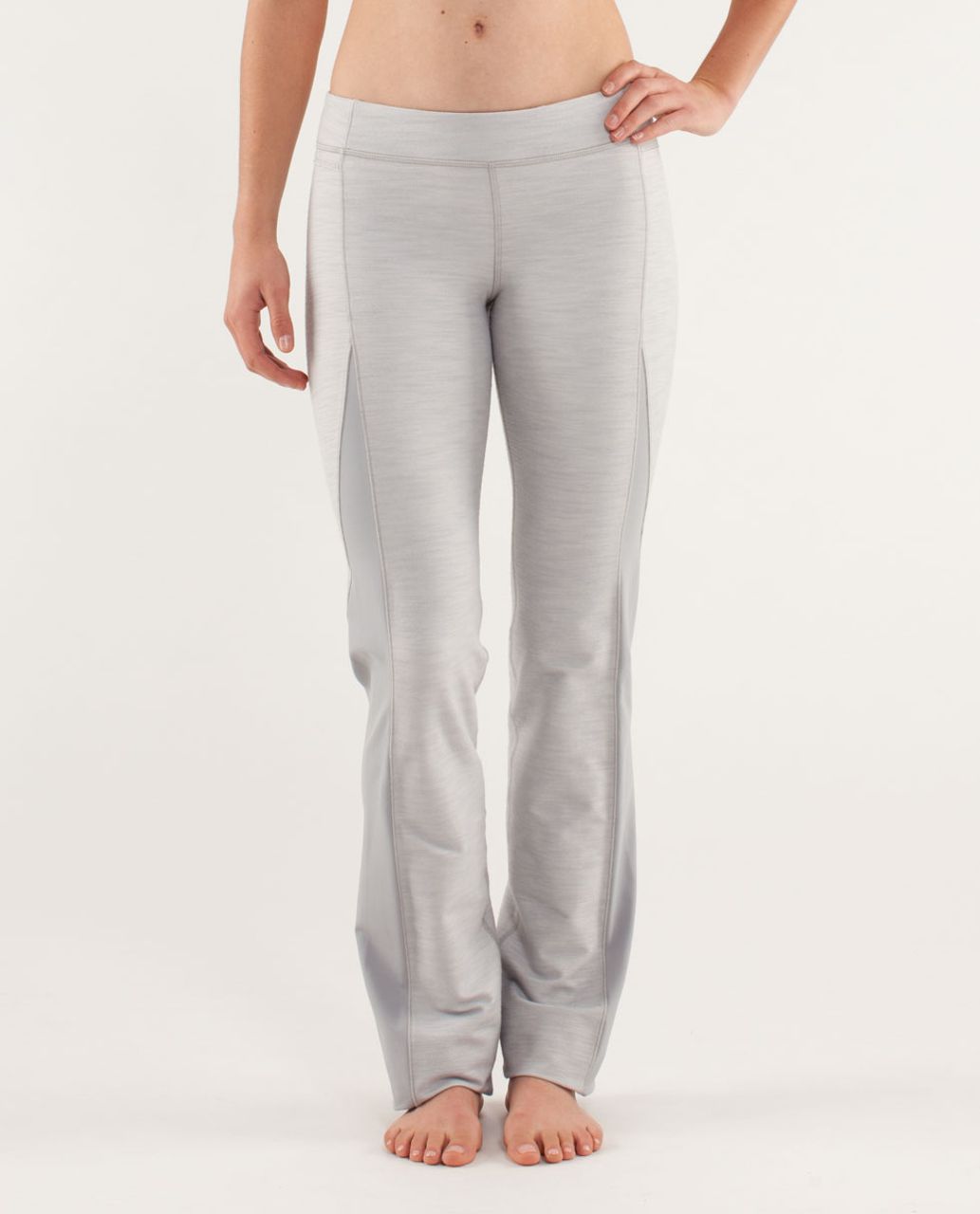 Lululemon Straight To The Studio Pant - Reversible Slub Denim Silver Slate / Silver Slate