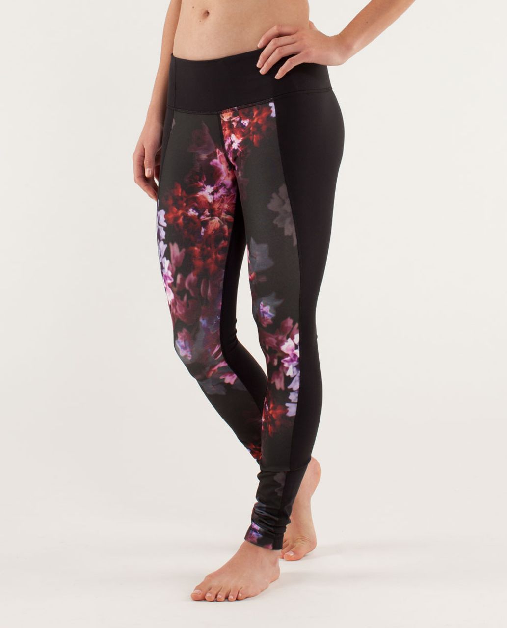 Lululemon Wunder Under Pant *Colour Blocked - Spring Has Sprung Multi / Black