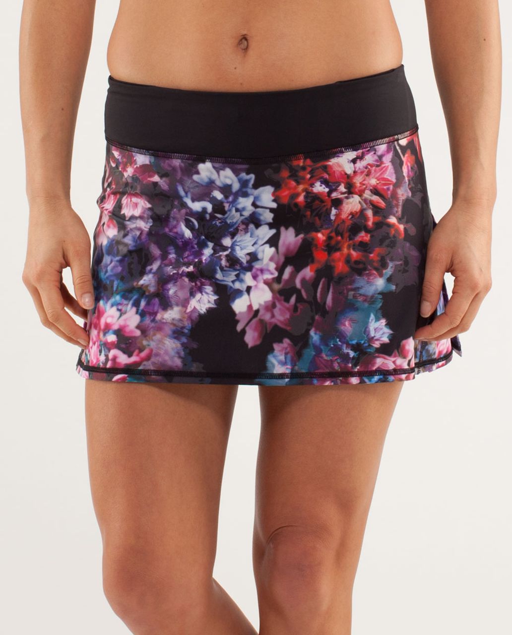 Lululemon Run:  Pace Setter Skirt (Regular) - Spring Has Sprung Multi / Black