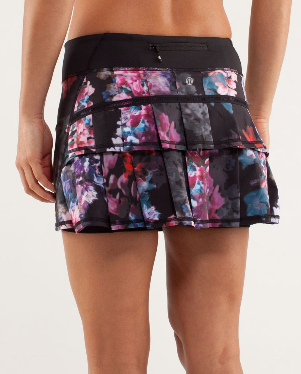 Lululemon Run:  Pace Setter Skirt (Regular) - Spring Has Sprung Multi / Black