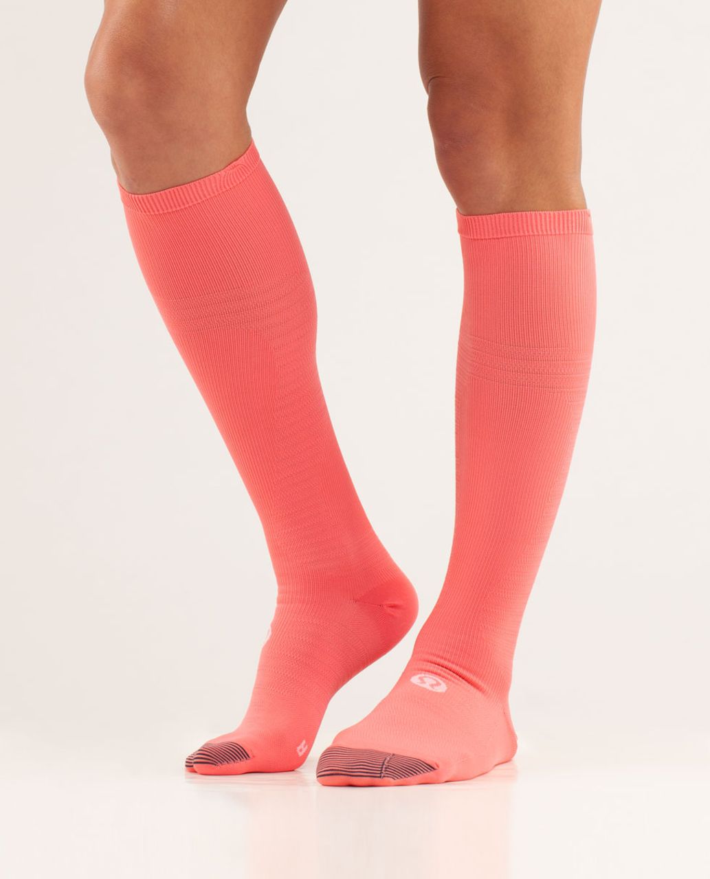 Lululemon Women's Compression Sock - Light Flare / Feeder Stripe Flare ...