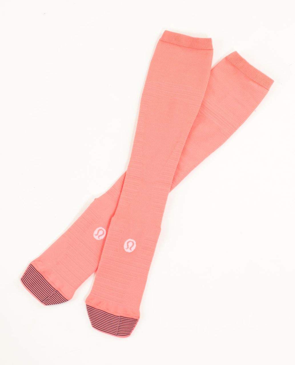 Lululemon Women's Compression Sock - Light Flare / Feeder Stripe Flare Inkwell