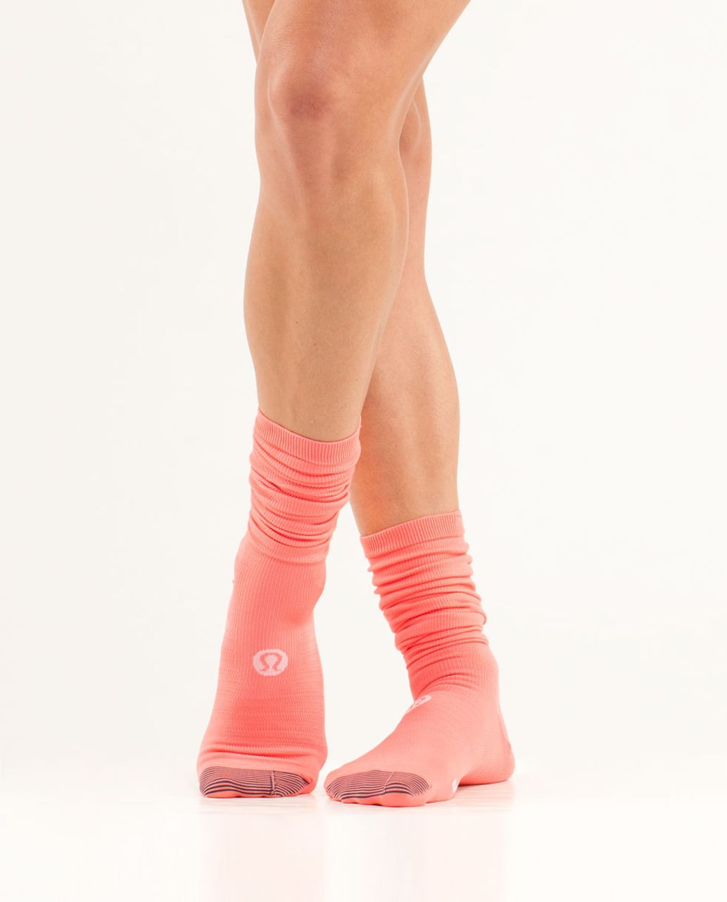 Lululemon MicroPillow Compression Run Sock Knee High - Pink Lychee