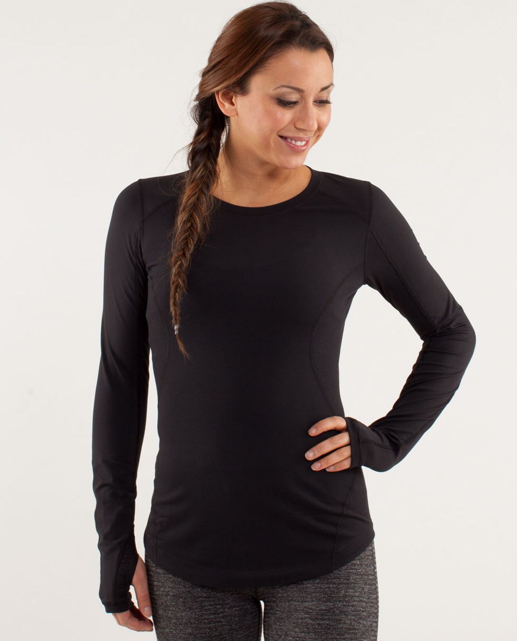 lululemon long sleeve black shirt