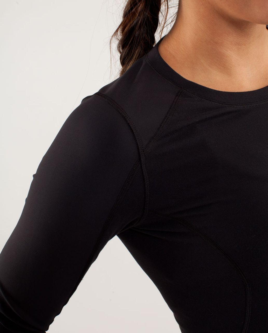 Lululemon Run:  Reflect Long Sleeve - Black