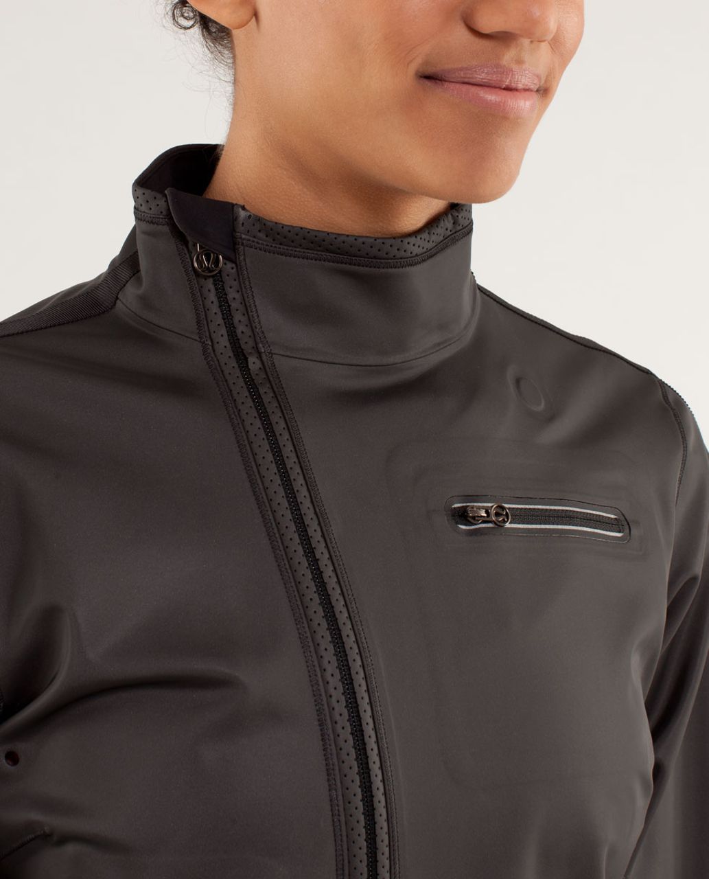 Lululemon Run:  Reflective Jacket - Black