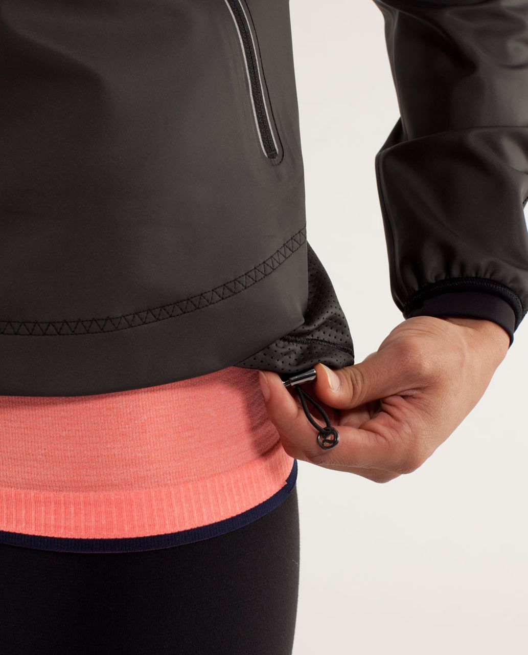 Lululemon Run:  Reflective Jacket - Black