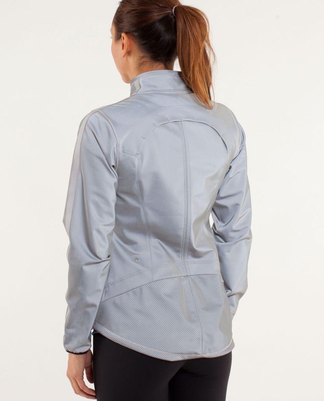 Lululemon Run:  Reflective Jacket - Silver