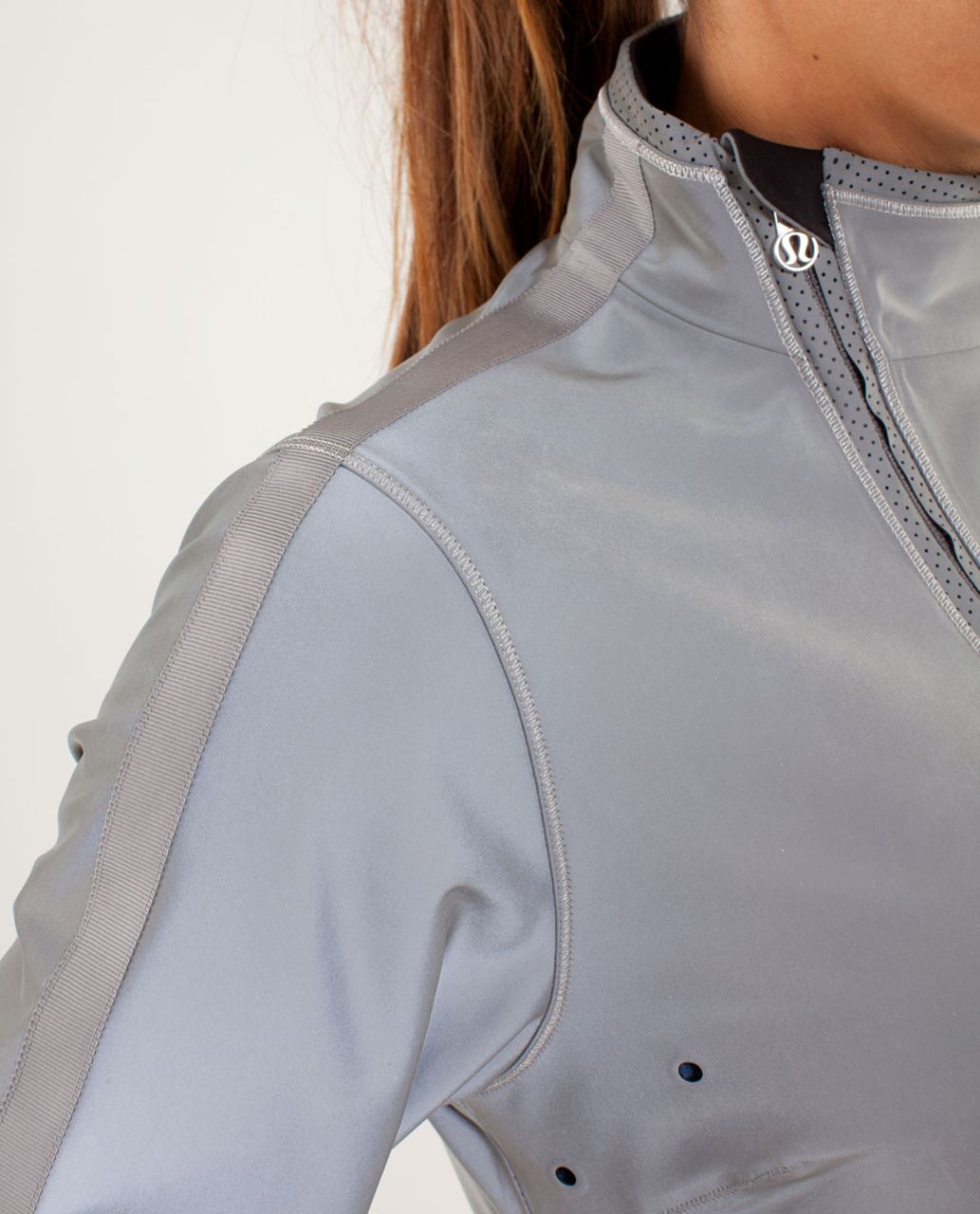 Lululemon Run:  Reflective Jacket - Silver