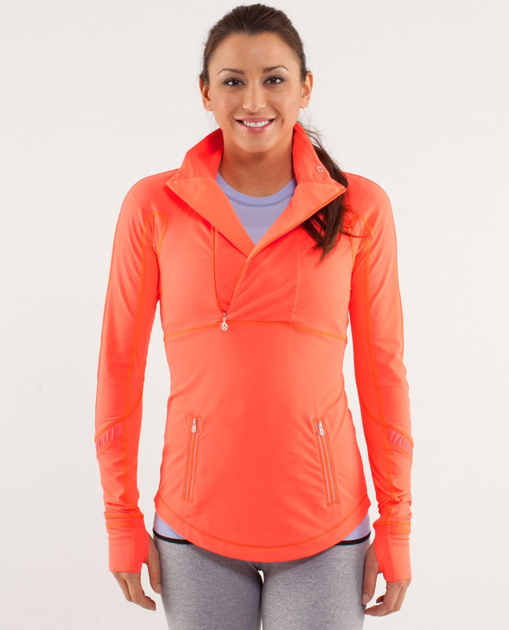 Lululemon Run:  Reflect Pullover - Light Flare