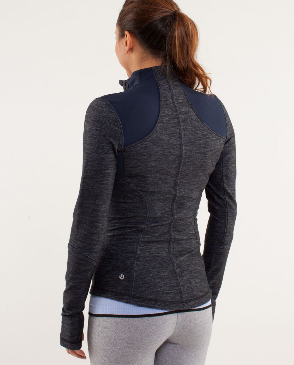 Lululemon Forme Jacket - Reversible Slub Denim Inkwell / Inkwell