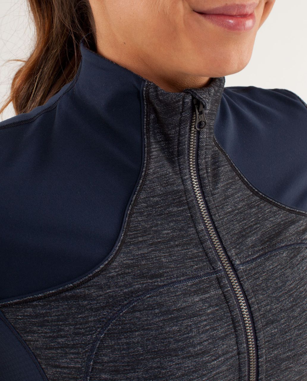 Lululemon Forme Jacket - Reversible Slub Denim Inkwell / Inkwell