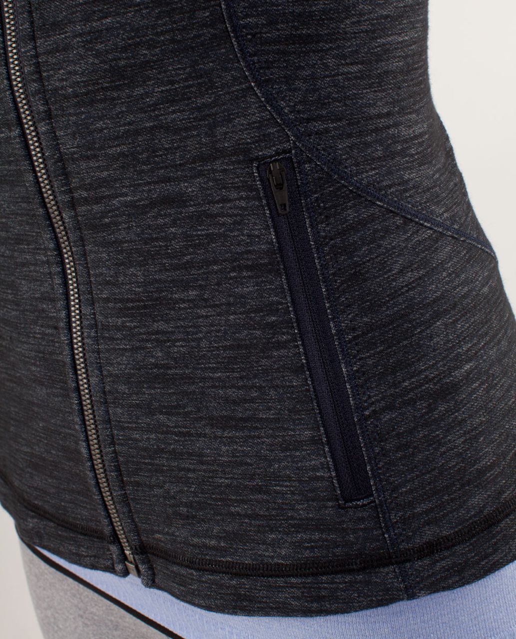 Lululemon Forme Jacket - Reversible Slub Denim Inkwell / Inkwell