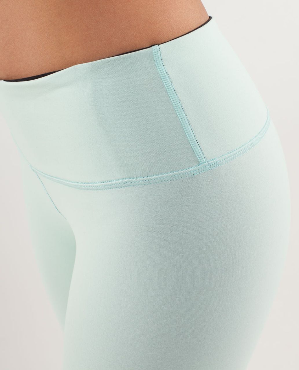 Lululemon Wunder Under Crop *Reversible - Mint Moment / Black