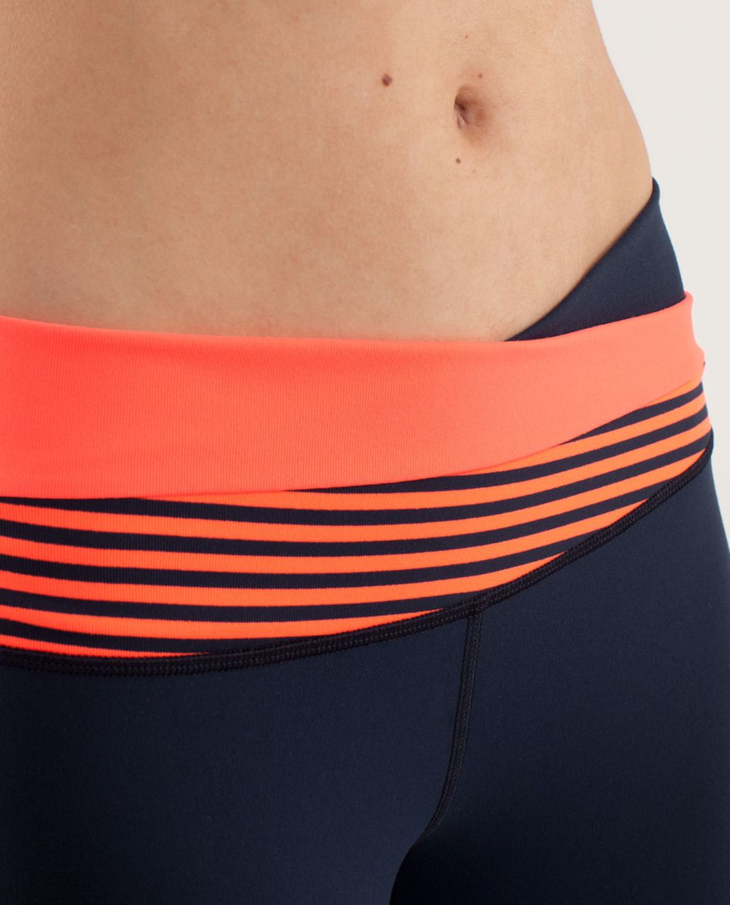 Lululemon Astro Wunder Under Crop - Inkwell / Light Flare / Classic Stripe Light Flare Inkwell