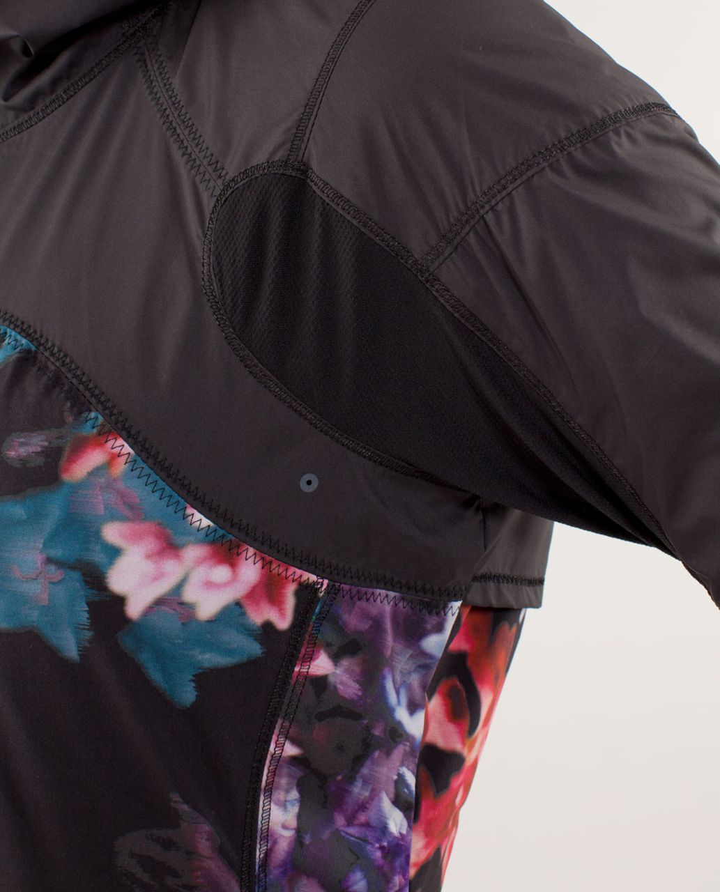 Lululemon Run:  Get Up And Glow Jacket - Spring Has Sprung Multi / Black