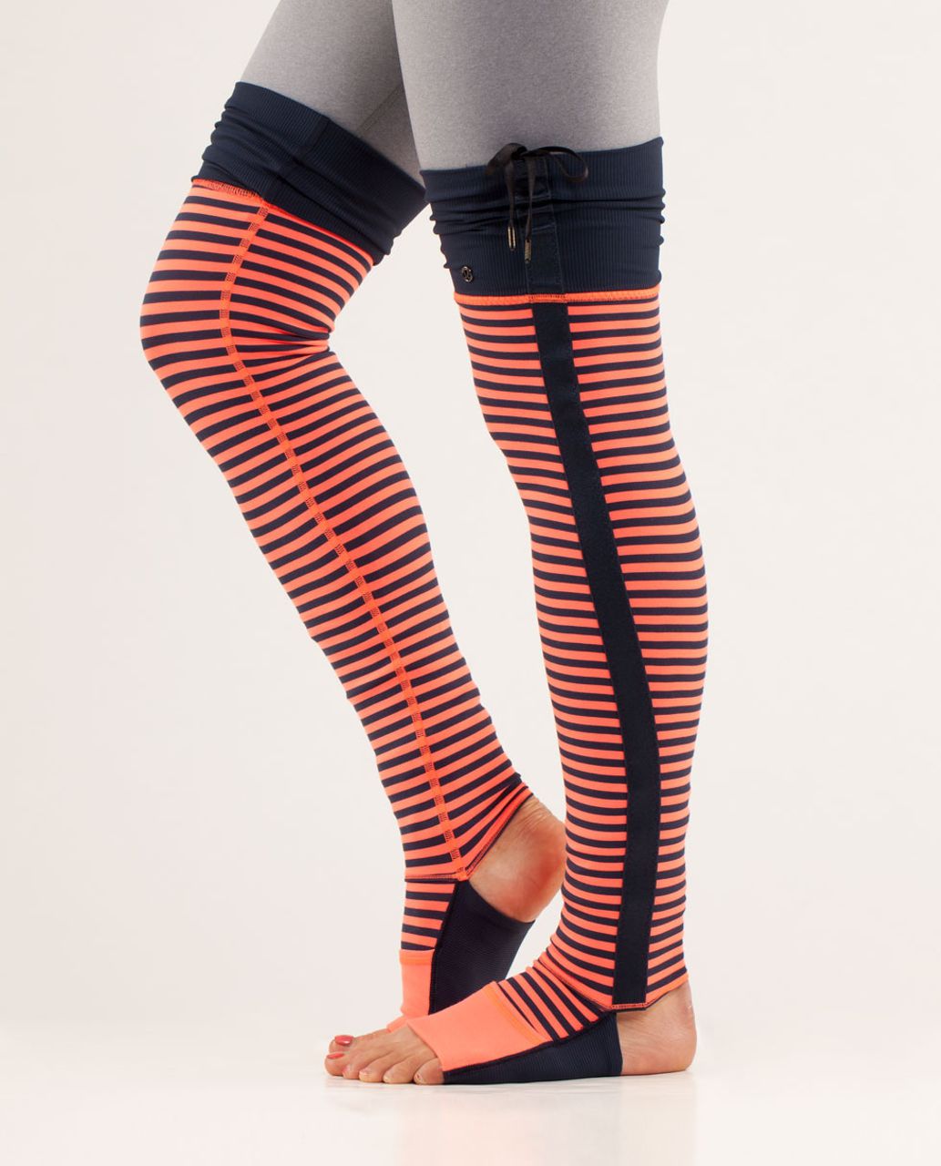 Lululemon Eternal Legwarmers II - Classic Stripe Light Flare Inkwell