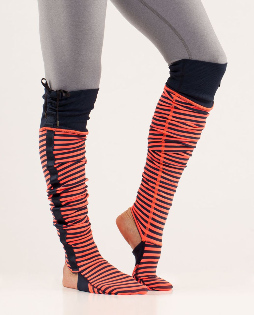 Lululemon Eternal Legwarmers II - Classic Stripe Light Flare Inkwell