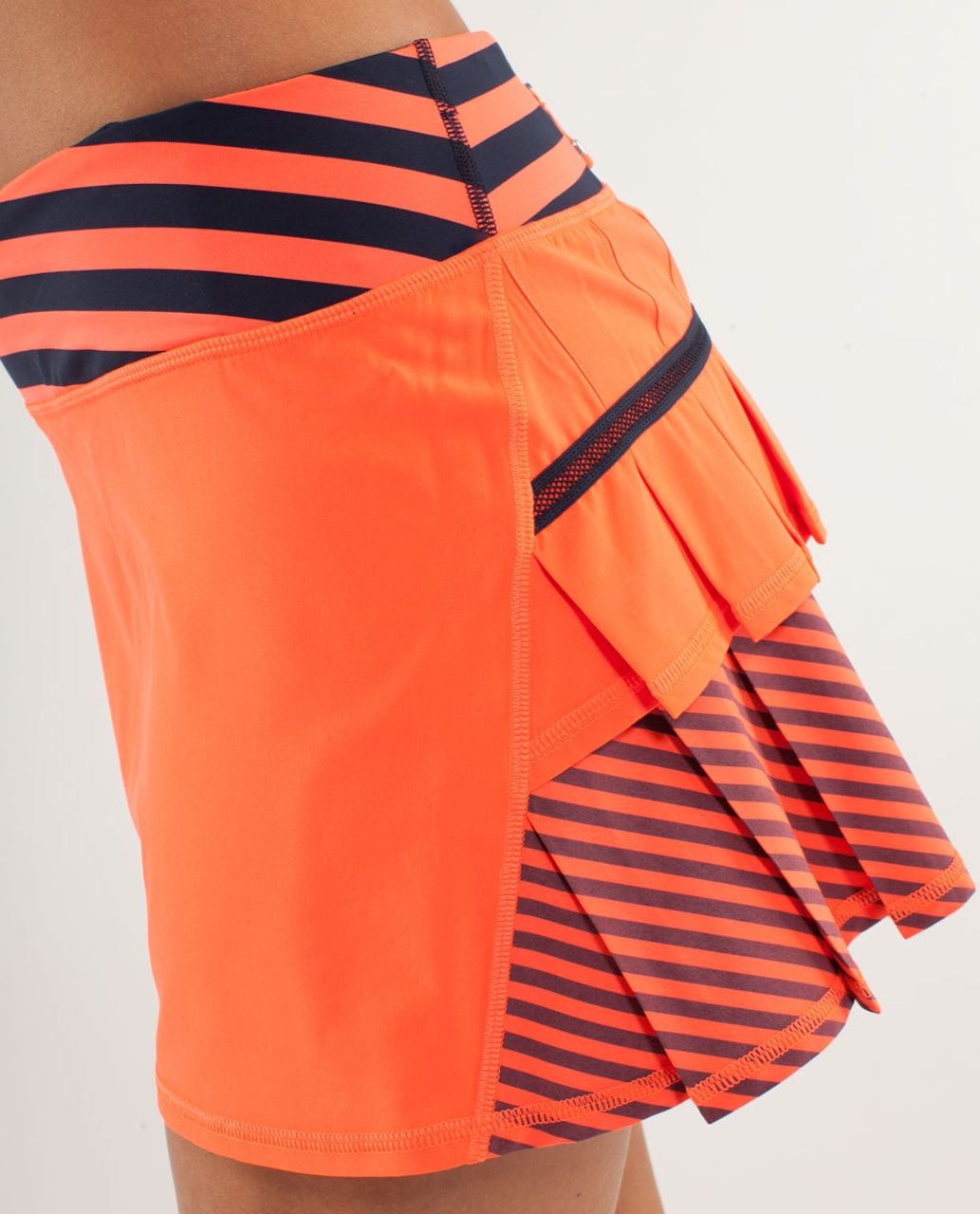 Lululemon Run:  Pace Setter Skirt (Regular) - Light Flare / Classic Stripe Light Flare Inkwell / Sea Stripe Light Flare Inkwell