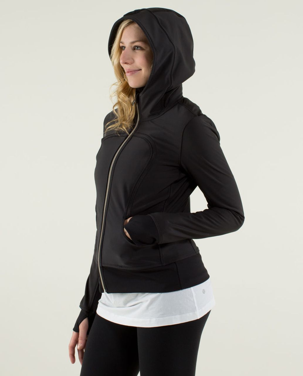 Lululemon Uba Hoodie *Softshell - Black - lulu fanatics