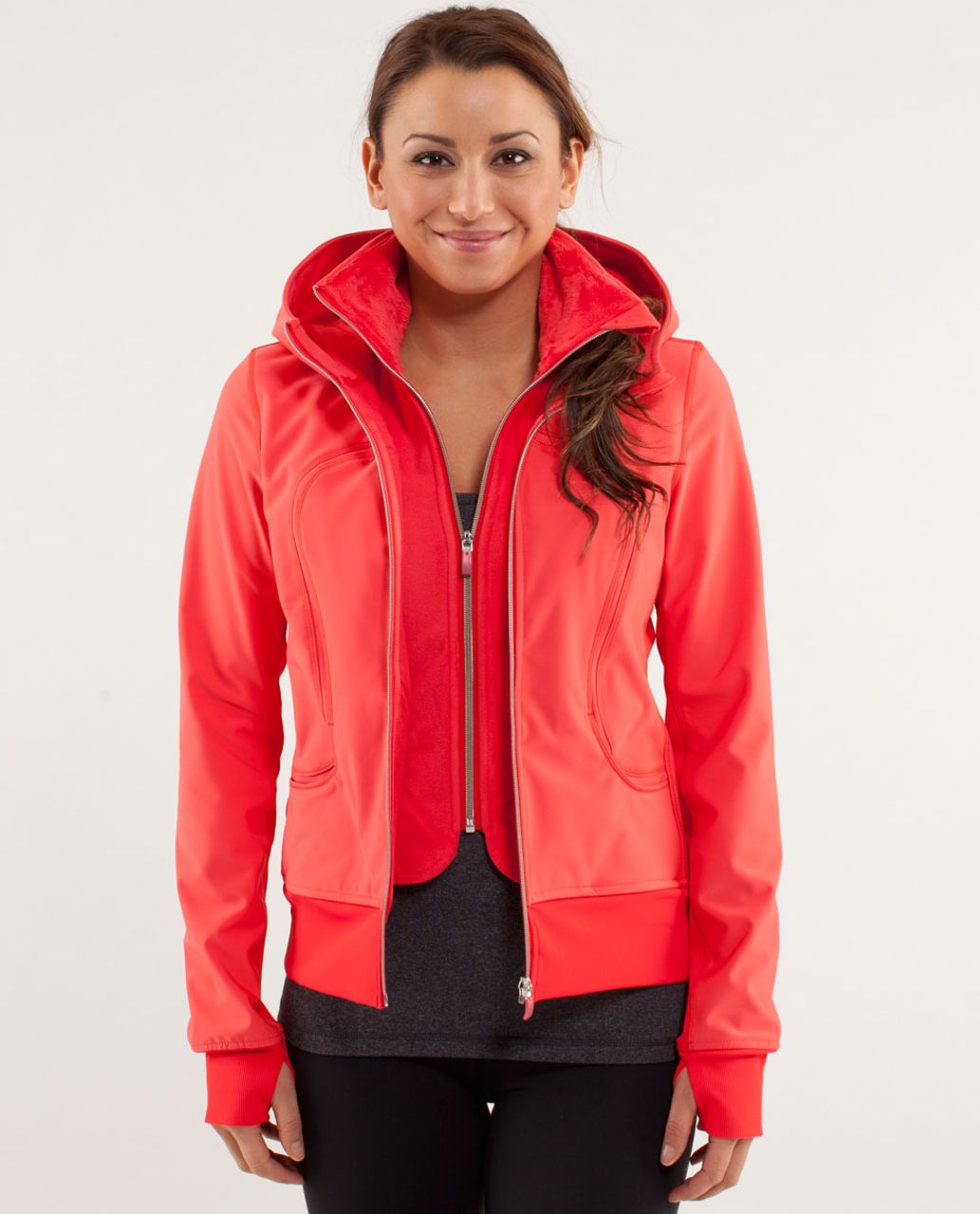 Lululemon Uba Hoodie *Softshell - Love Red - lulu fanatics